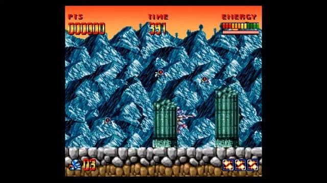 SNES Super Turrican Cheat Invulnerable смотреть онлайн