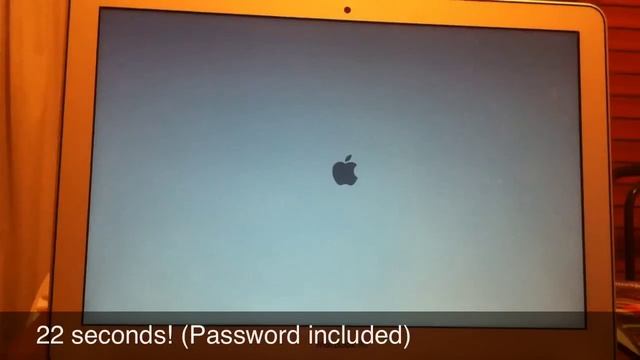 MacBook Air 2012 Startup Time (13