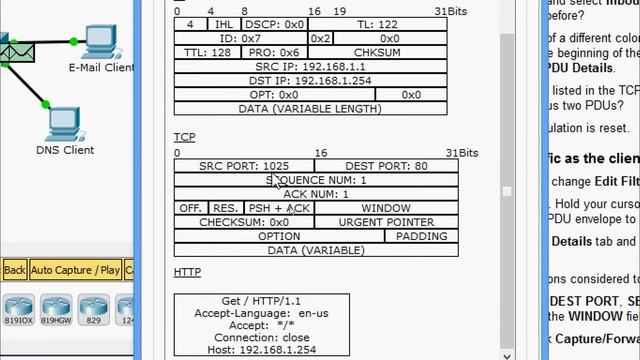 9.3.1.2 Packet Tracer Simulation - Exploration of TCP and UDP Communications смотреть онлайн