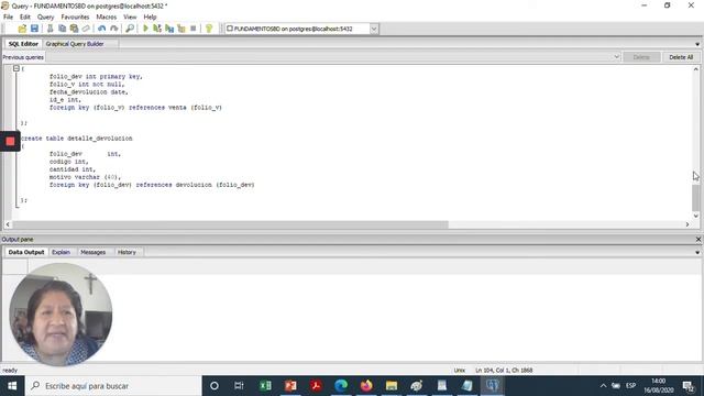 Aprendiendo DDL en PostgreSQL смотреть онлайн