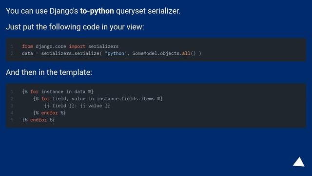 Iterate over model instance field names and values in template смотреть онлайн