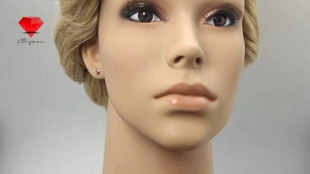 Bije.ru: Серьги-гвоздики с покрытием белым золотом и кристаллами Swarovski Marcia (Марсия) смотреть онлайн