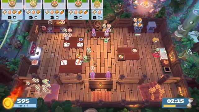 Overcooked! 2 - Campfire Cook Off 3-1 4 stars 3 players смотреть онлайн