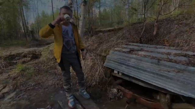 Тест драйв на эндуро мотоцикле «кросс Motoland TT250» по лесу/болоту