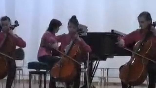 Дворжак. Мелодия. Ансамбль "Cello". смотреть онлайн