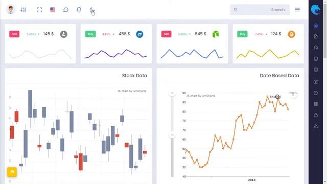 Bootstrap 5 Admin Dashboard Web App Template with Dark Mini Sidebar RTL Theme смотреть онлайн