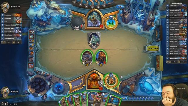 Unending Patron Warrior | Journey into Wild 100 | Hearthstone | The Witchwood смотреть онлайн