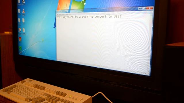 USB converted IBM keyboard model M in action смотреть онлайн