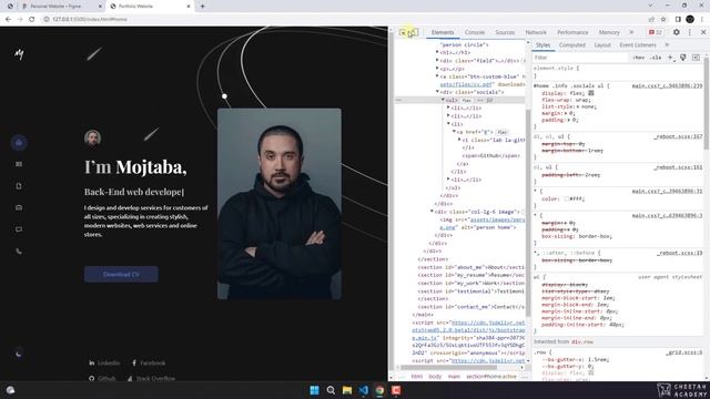 Convert Figma Portfolio to Responsive HTML Website: 3-6-Home section responsive for all devices смотреть онлайн