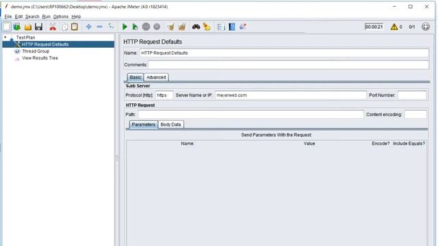 Jmeter: How to configure HTTP Request Defaults смотреть онлайн