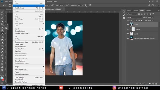 Photoshop Bokeh Concept Photo Editing tutorial смотреть онлайн