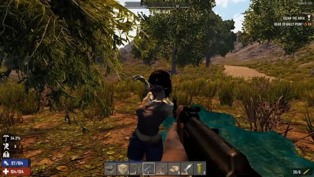 КАК ДЮПАТЬ ВОДУ В 7 DAYS TO DIE АЛЬФА 19 смотреть онлайн