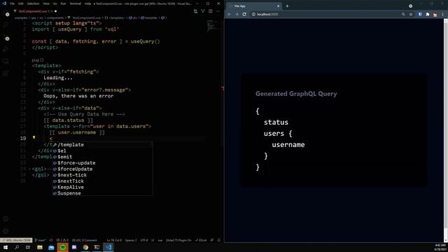 vite-plugin-vue-gql query generation смотреть онлайн