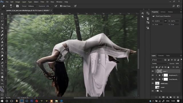 Floating Girl Manipulation Tutorial Photoshop Cc.