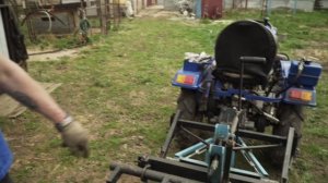 Минитрактор Скаут T-12 - сделал окучник