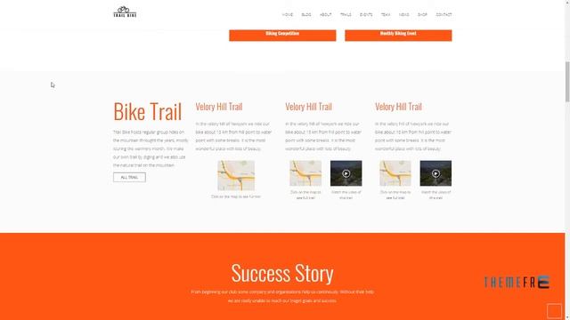 Trail Bike WP - WordPress Mountain Biking Club Theme смотреть онлайн