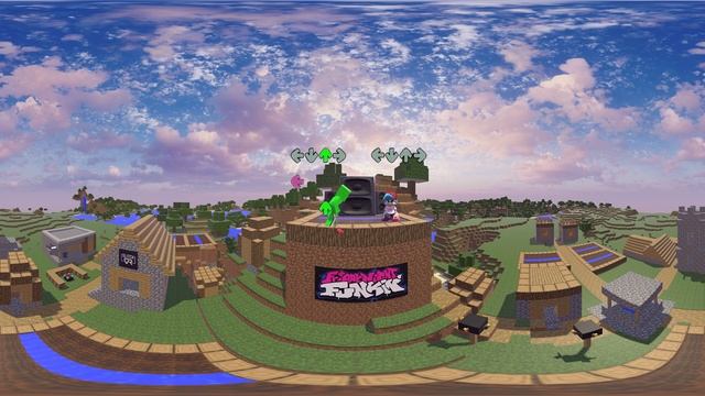 Minecraft DREAM vs Friday Night Funkin - 360° Video (FNF) смотреть онлайн