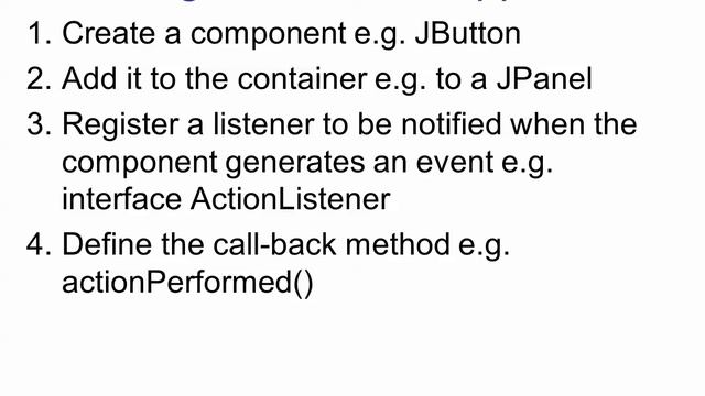 OOP Java Swing Events 5/8 смотреть онлайн