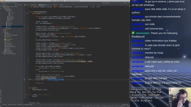 On papote pas mal et on avance sur l'écran d'édition de contacts (Memento) смотреть онлайн