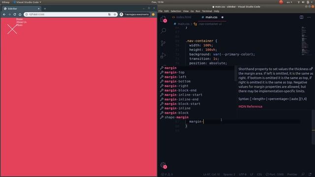 Navbar Using CSS | HTML смотреть онлайн