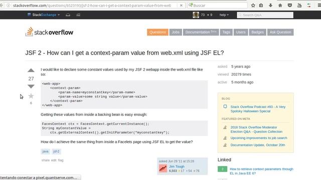 Bootstrap Template + JSF & Finding into an ArrayList смотреть онлайн