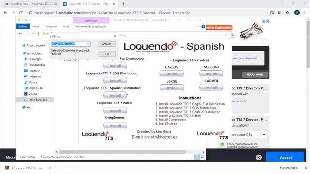 Loquendo TTS 7 Director + Activación permanente para Windows 10 [x32 - x64] | Playstop Free 2020 смотреть онлайн