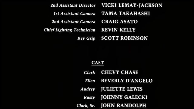 National Lampoon's Christmas Vacation End Credits 1989 смотреть онлайн