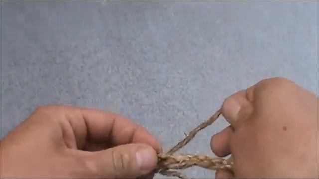 How to make a Crown splice or back splice. смотреть онлайн