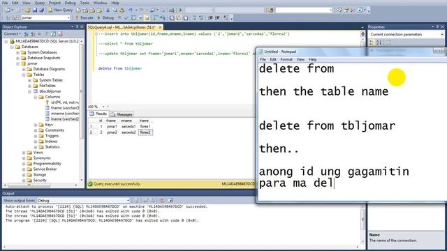 FLOTECH TUTORIAL: Delete by ID Statement using SQL Query (MSSQL) смотреть онлайн