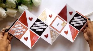 Как сделать красивую открытку | Специальный подарок на День Святого Валентина