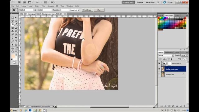 PS.5 สอน Photoshop : การใส่ photo filter, การเพิ่มแสงแฟร์, และการใส่กรอบให้ภาพ смотреть онлайн