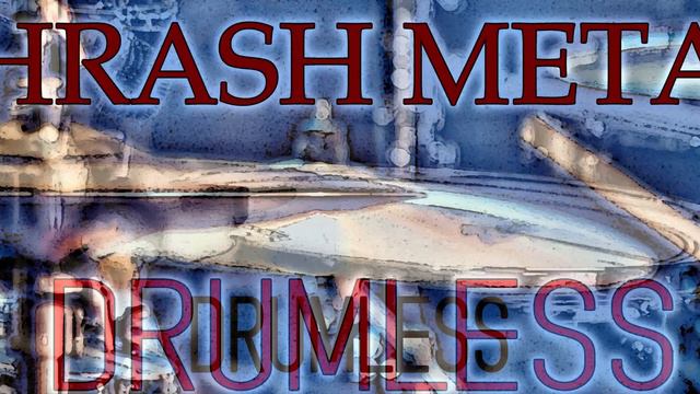 Old School Thrash Metal Backing Track 190 BPM NO DRUM Metallica Lars Ulrich style style смотреть онлайн