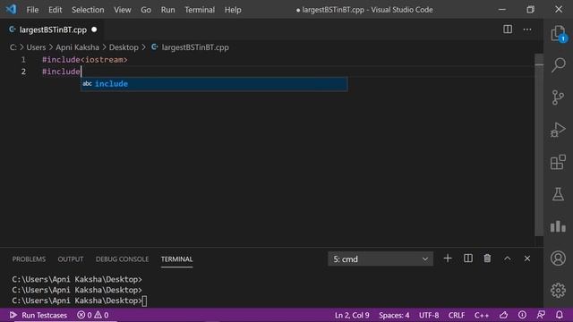Largest Binary Search Tree in BT | C++ Placement Course | Lecture 28.10 смотреть онлайн