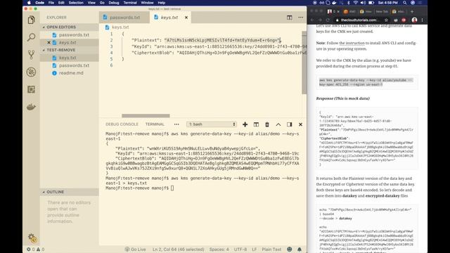 How to encrypt/decrypt data with AWS KMS and OpenSSL? смотреть онлайн