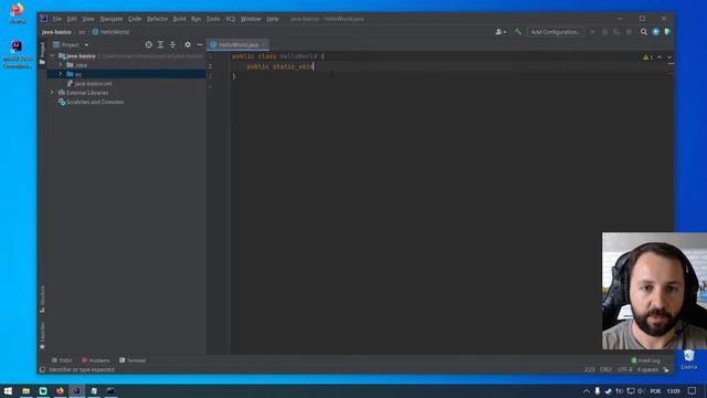 Java - Meu primeiro projeto básico em Java na IDE IntelliJ смотреть онлайн