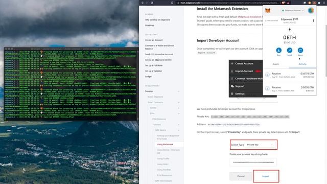 Using Metamask with an Edgeware EVM Local Node смотреть онлайн