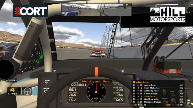 CORT Trading Paints Cup Series. Round 10 of 18 Las Vegas Motor Speedway 125 laps! смотреть онлайн