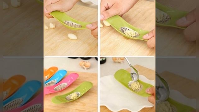 Kitchen Garlic Press Garlic Crusher