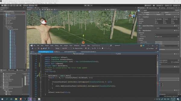 Как создать инвентарь в Unity 2021 || Выживание #3
