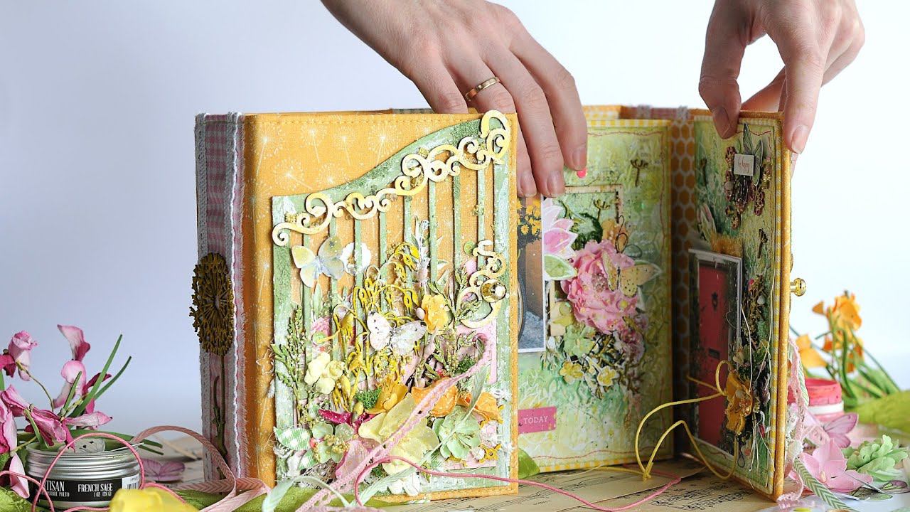 Обзор альбома "Сад вдохновения". Миксмедиа в скрапбукинге смотреть онлайн