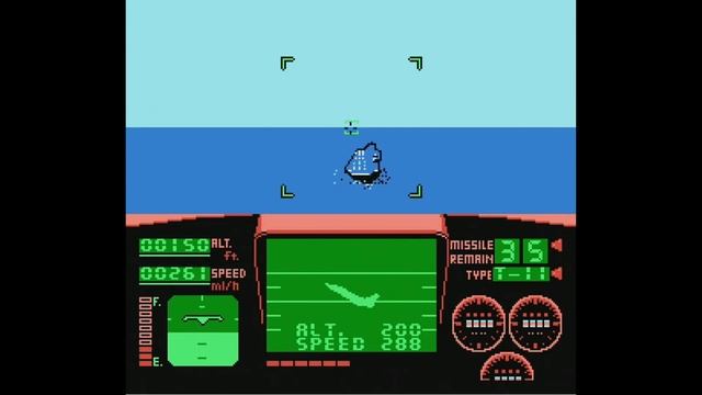 How to land and Refuel in Top Gun on the NES!! смотреть онлайн
