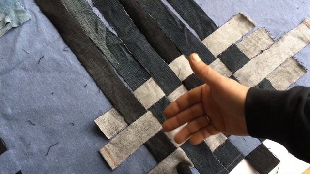 Ткачество без станка (полотняное переплетение) смотреть онлайн