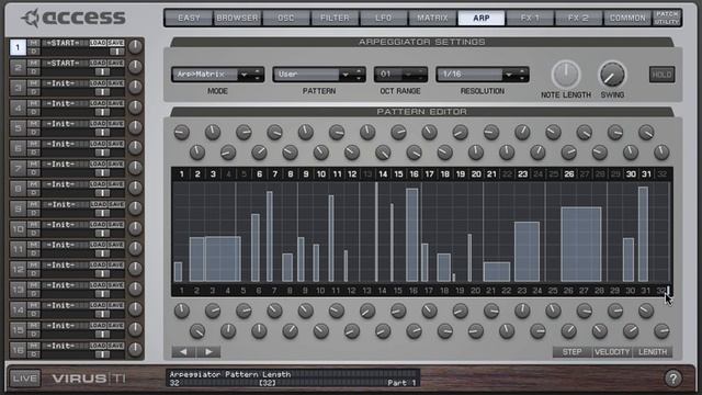 Access Virus Arpeggiator смотреть онлайн
