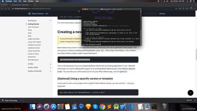 How to Create New Project in React native смотреть онлайн