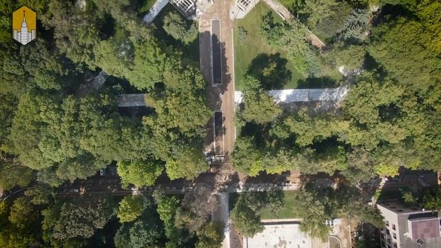 Благоустройство парка Северного речного вокзала с высоты птичьего полёта смотреть онлайн