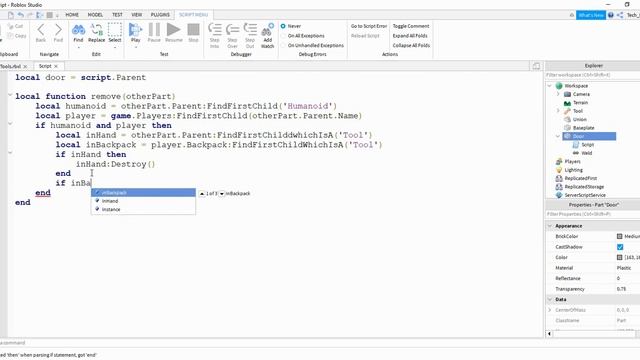 Roblox Studio Tutorial: Remove Player Tools смотреть онлайн