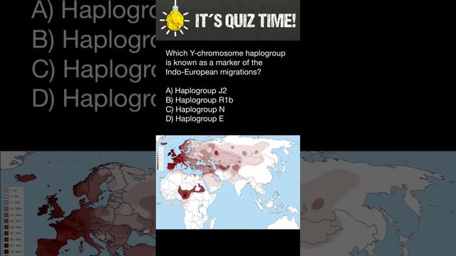 Which Y-chromosome haplogroup is known as a marker of the Indo-European migrations? смотреть онлайн