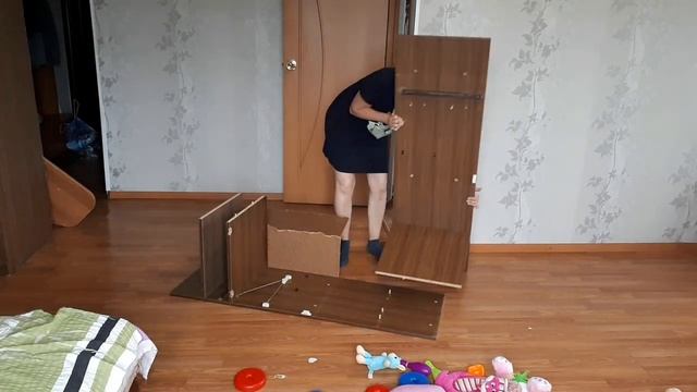 Уборка в однушке// Что успеваю за день с детьми// Мотивация на уборку// смотреть онлайн