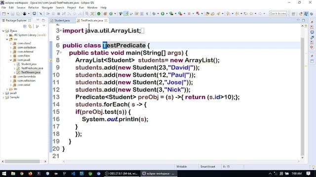JAVA PREDICATE смотреть онлайн