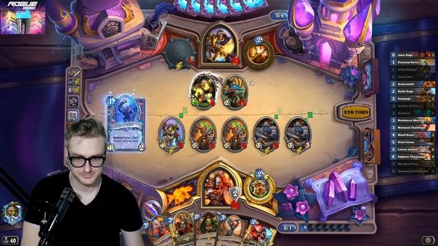 PATRON WARRIOR RETURNS (EVERYONE Get in HERE for SWEET COMBOS) | Ashes of Outland | Wild Hearthston смотреть онлайн